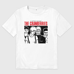 Футболка оверсайз мужская Sus 50 mejores canciones - The Cranberries, цвет: белый