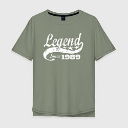 Мужская футболка оверсайз Легенда с 1989