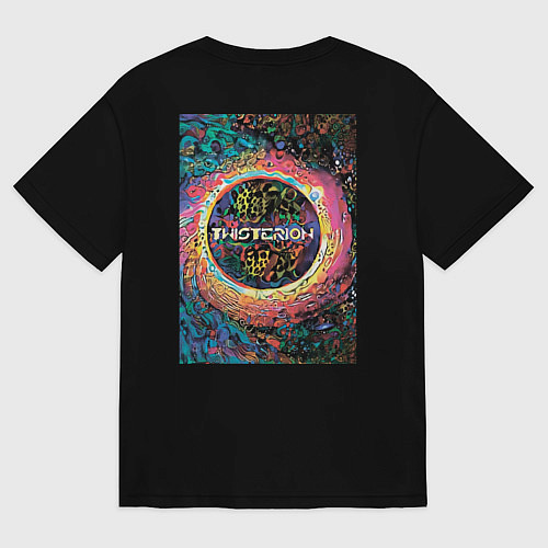 Мужская футболка оверсайз TWISTERiON - This Week - Tuesday / Черный – фото 2