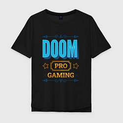 Мужская футболка оверсайз Игра Doom pro gaming