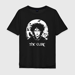 Мужская футболка оверсайз The Cure арт Роберт Смит