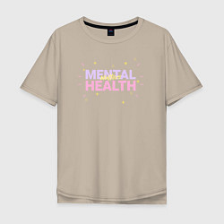 Мужская футболка оверсайз Mental health