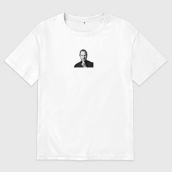 Мужская футболка оверсайз Стив Джобс - фото