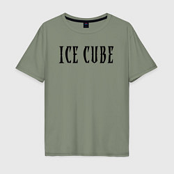 Мужская футболка оверсайз Ice Cube - logo