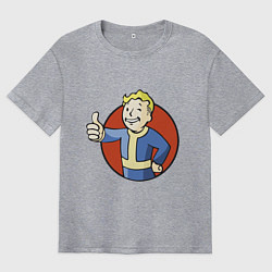 Мужская футболка оверсайз Vault boy like