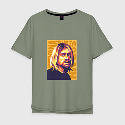 Мужская футболка оверсайз Nirvana - Cobain
