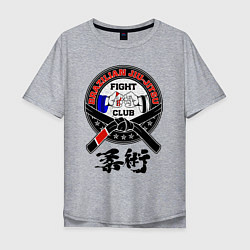 Мужская футболка оверсайз Jiujitsu brazilian fight club