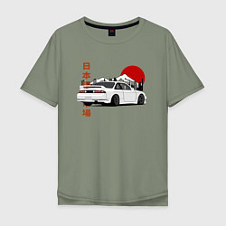 Мужская футболка оверсайз Nissan Silvia S14 Sr20 Japan Car