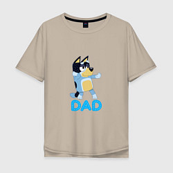 Мужская футболка оверсайз Doggy Dad
