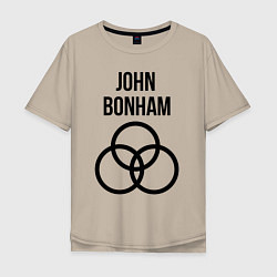 Мужская футболка оверсайз John Bonham - Led Zeppelin - legend