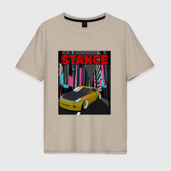 Мужская футболка оверсайз Nissan 350z Stance