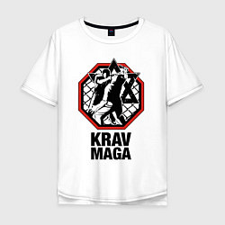 Мужская футболка оверсайз Krav-maga ring