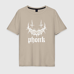 Мужская футболка оверсайз Phonk лого