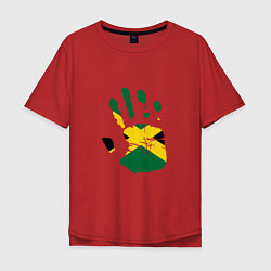 Мужская футболка оверсайз Hand Jamaica