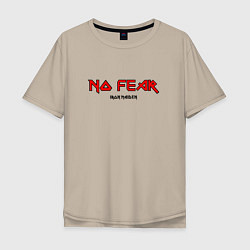 Мужская футболка оверсайз No Fear tribute to Iron Maiden
