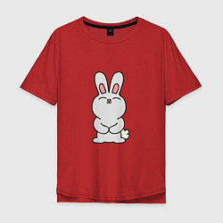 Мужская футболка оверсайз Cute Rabbit