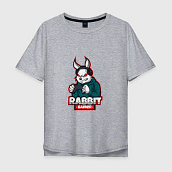 Мужская футболка оверсайз Rabbit Gamer