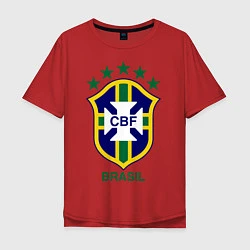 Мужская футболка оверсайз Brasil CBF