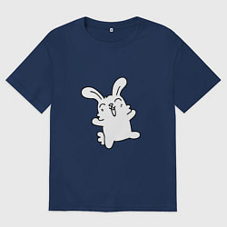Мужская футболка оверсайз Happy Bunny