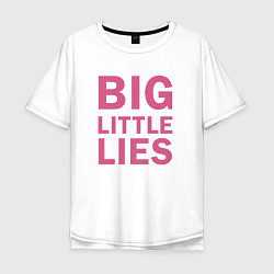 Футболка оверсайз мужская Big Little Lies logo, цвет: белый