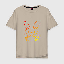 Мужская футболка оверсайз Summer Bunny