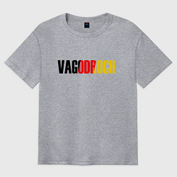Футболка оверсайз мужская VAGODROCH, цвет: меланж