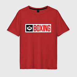 Мужская футболка оверсайз Ring of boxing