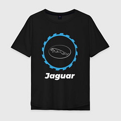 Футболка оверсайз мужская Jaguar в стиле Top Gear, цвет: черный