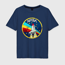 Мужская футболка оверсайз NASA - emblem - USA