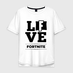 Мужская футболка оверсайз Fortnite love classic
