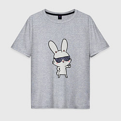 Мужская футболка оверсайз Cool rabbit