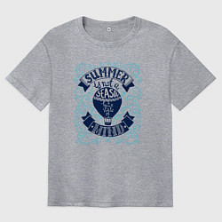 Мужская футболка оверсайз Лето - это не сезон, а состояние души