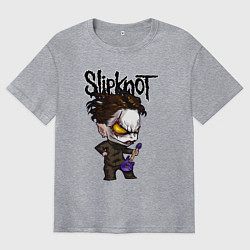 Футболка оверсайз мужская Slipknot - art, цвет: меланж