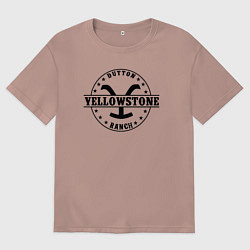 Мужская футболка оверсайз Йеллоустоун - Dutton Ранчо