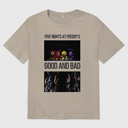 Мужская футболка оверсайз Freddy good and bad