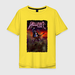 Мужская футболка оверсайз Hellfire club : Очень странные дела