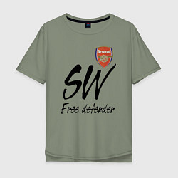 Мужская футболка оверсайз Arsenal - sweeper - England - London