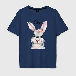 Мужская футболка оверсайз Кролик - символ 2023 года