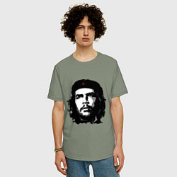 Футболка оверсайз мужская Ernesto Che Guevara, цвет: авокадо — фото 2