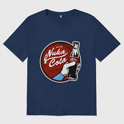 Мужская футболка оверсайз Nuka cola sticker
