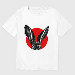 Мужская футболка оверсайз Rabbit ears