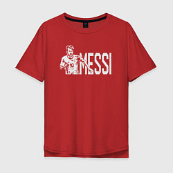 Мужская футболка оверсайз Football Messi