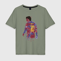 Мужская футболка оверсайз Color Messi