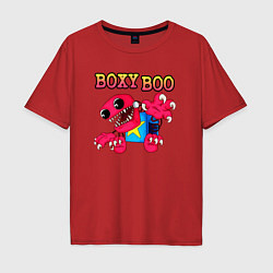 Футболка оверсайз мужская Project Playtime Boxy Boo, цвет: красный