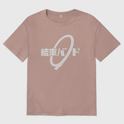 Мужская футболка оверсайз Группа Жгут как в аниме