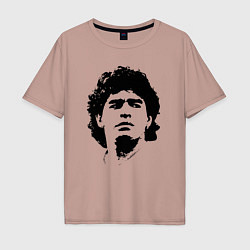 Мужская футболка оверсайз Face Maradona