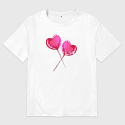 Мужская футболка оверсайз Sweet sweet sweet love