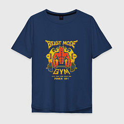 Мужская футболка оверсайз Beast mode gym