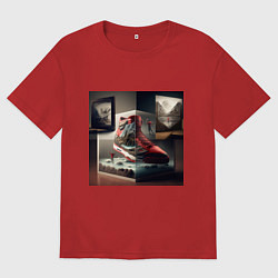 Мужская футболка оверсайз Спорт в облаках