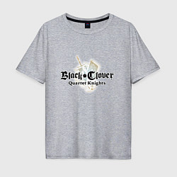 Футболка оверсайз мужская Black Clover, цвет: меланж